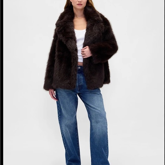 GAP Jackets & Blazers - Vintage GAP Faux Fur